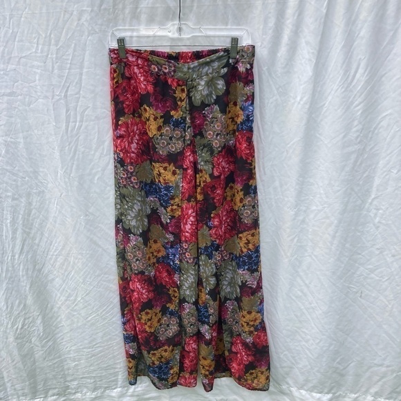 Truth NYC Pants - Truth NYC floral wide leg pants, size large